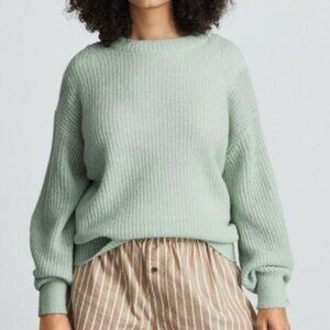 Everlane Alpaca Cocoon Crew in Mint (Color No Longer Available!) | S